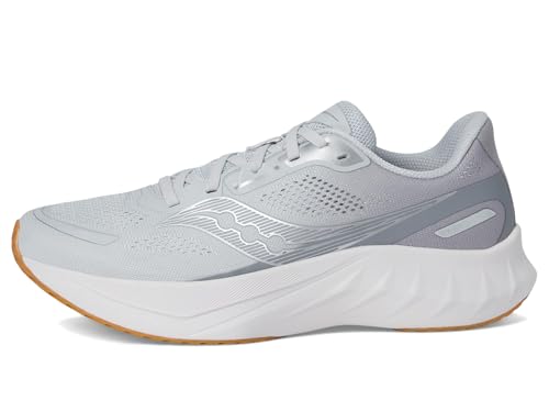 Saucony Tide 2 Running Shoes - Lightweight, Fast Fit, Silver 8.5