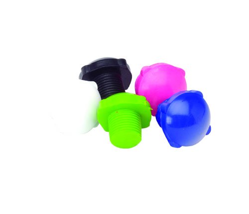 Sure-Grip Fo-Mac Bulk Jam Skate Toe Plug (Blue, 5/8)