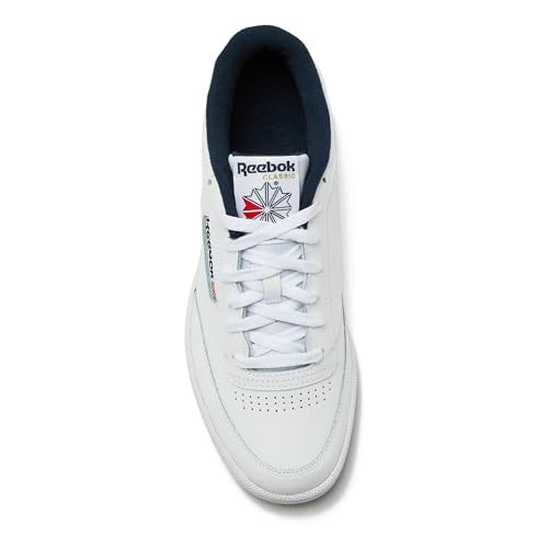 Reebok Club C 85 Men's Tennis Shoes - White/Navy, Size 7-15, Casual Sneakers
