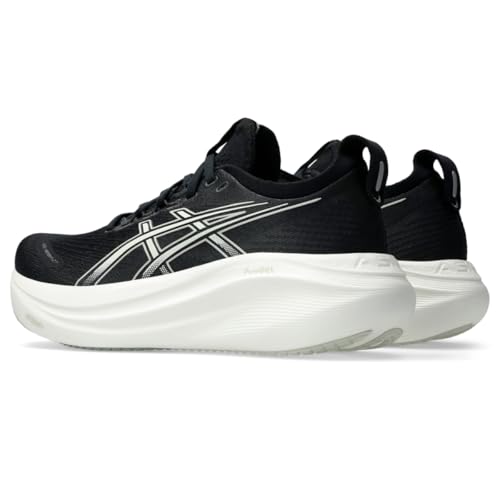 ASICS Women's Gel-Nimbus 27 Running Shoes - Black & Lake Grey, Size 8
