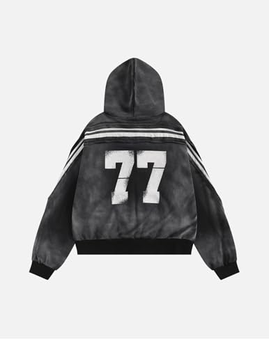Aelfric Eden Black Medium Stripe Washed Zip Hoodie Unisex Graphic Sweatshirt