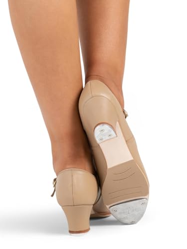 Capezio Women's Tap Jr. Footlight Tap Shoe 7.5 Caramel - Dance Performance Footwear