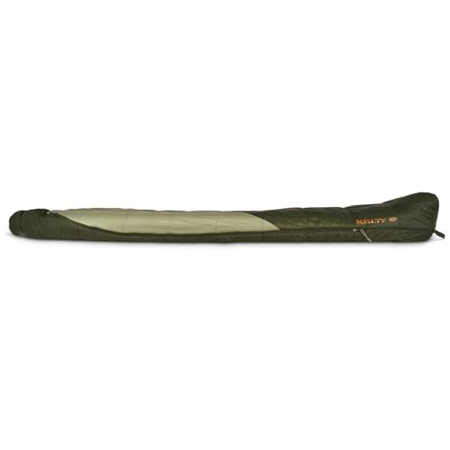 Kelty Cosmic Synthetic Fill 40°F Backpacking Sleeping Bag - Olive Green / Grey / Long (2025)