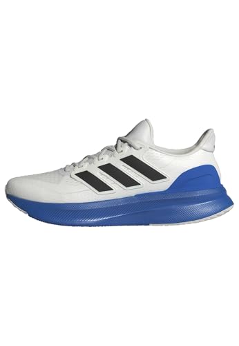 adidas Men's Ultrarun 5 Running Shoes - 10.5 Crystal White/Black/Blue