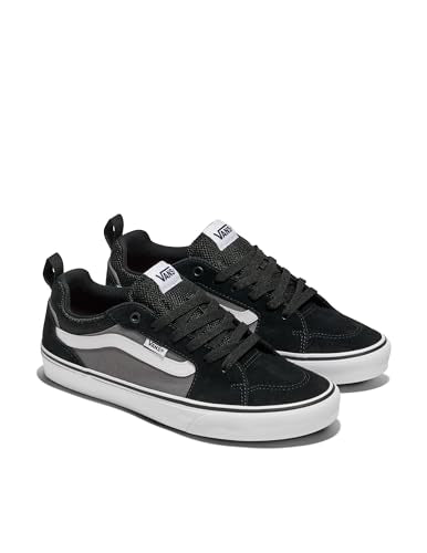 Vans Men's Filmore Sneakers Black Pewter Size 11.5 Low Top Skate Shoes