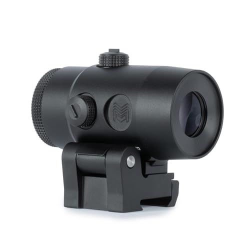 Monstrum Dynamo 3X Micro Magnifier for Red Dot Sights with Flip Mount
