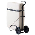 Massage Table Cart with Large Wheels and Telescoping Handle - Fits Most Brands