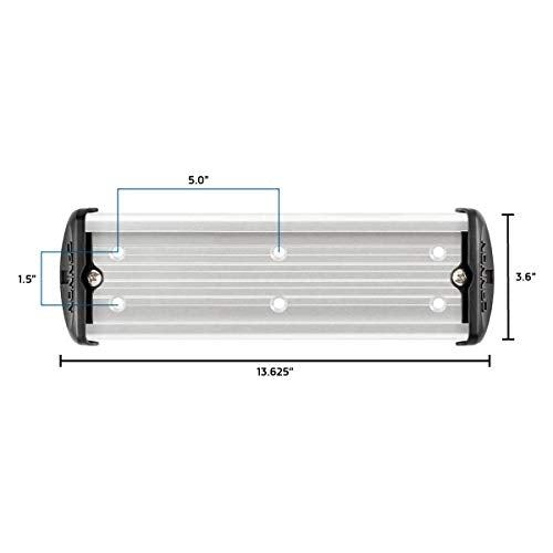 Cannon 12-Inch Aluminum Mounting Track for Downriggers & Boat Accessories