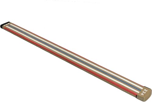 Lite 8 Ft Laser Balance Beam with Solid Wood Core - Gymnastics Training Equipment