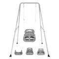 3-in-1 Toddler Swing Set for Indoor & Outdoor Use - Heavy Duty Baby Swing