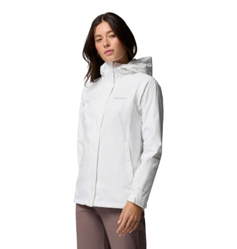 Columbia Women’s Arcadia II Waterproof Rain Jacket - Medium Sea Salt