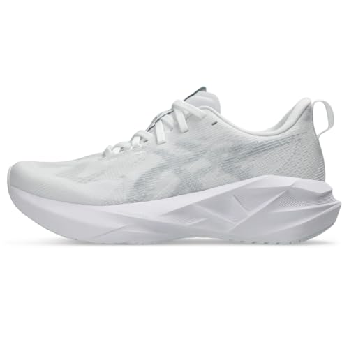 ASICS Women's NOVABLAST 5 TR Running Shoes - White & Piedmont Grey, Size 8