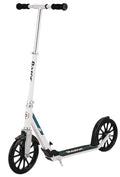 Razor A6 Kick Scooter White for Taller Riders - Adjustable Handlebar, 10" Wheels, Foldable