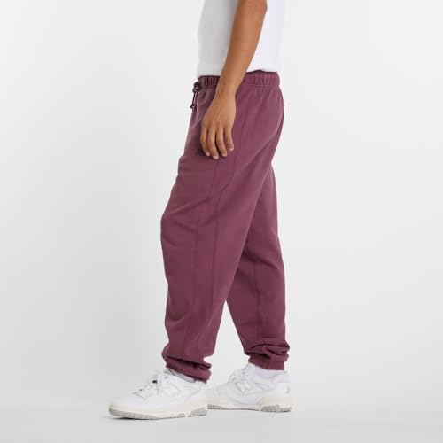 Men's French Terry Jogger Pants - Faded Plum Small - Comfortable Athletic Wear