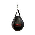 Wrecking Ball Punching Bag - Black 110cm Heavy Teardrop Boxing MMA Training Bag