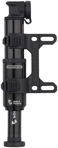 Wolf Tooth EnCase Bike Pump 40cc with Tubeless Tire Plug Tool - Waterproof, Compact, Quick-Access