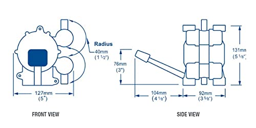 Foot Operated Freshwater Galley Pump - Up to 4 GPM, Right Side Lever