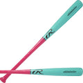 Youth Ash Baseball Bat - Bright Teal / Pink - 29" Player Preferred Series