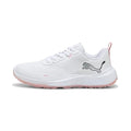 Puma Gruve Sport Junior Golf Shoes - 4 Big Kid / White-Rosy Outlook-Jasmine Flower