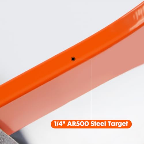 AR500 Steel Dueling Tree Target Kit with 4" x 1/4" Steel Paddle - Auto Reset Shooting Target
