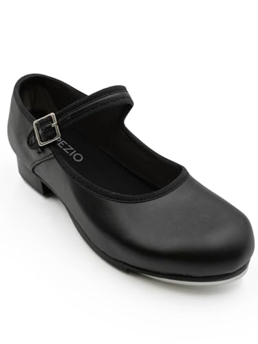 Capezio Women's 3800 Black Tap Shoe - Mary Jane Style, Non-Slip, Comfortable Fit