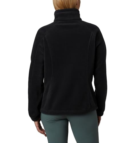 Columbia Women's Plus-Size Benton Springs Full Zip Fleece Jacket - Small, Black