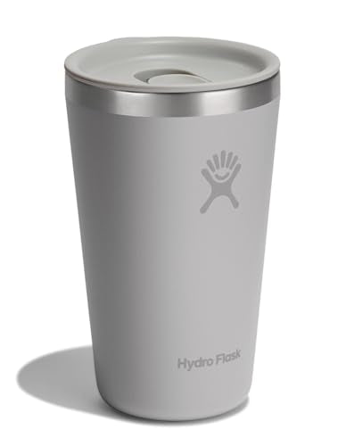 Hydro Flask 16 Oz All Around Tumbler with Press-In Lid - Birch Gray Insulated Travel Mug