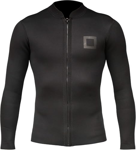 Surf Squared 3mm Men's Wetsuit Top Jacket X-Large - Neoprene Long Sleeve Watersports
