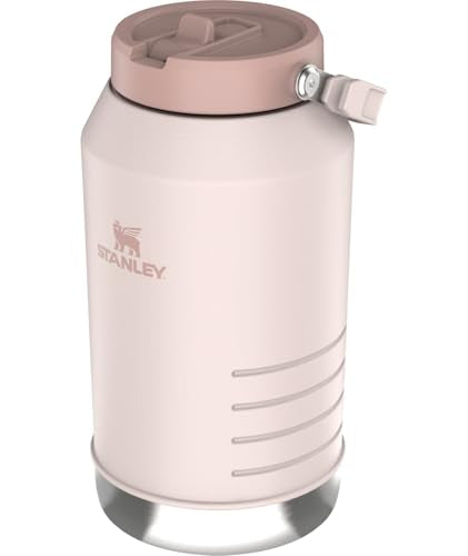 STANLEY IceFlow Flip Straw 2.0 Jug 96 oz Rose Quartz - Leakproof Insulated Water Bottle