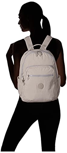 Kipling Women's Seoul 15" Laptop Backpack Grey Gris - Durable, Roomy & Protective Sleeve