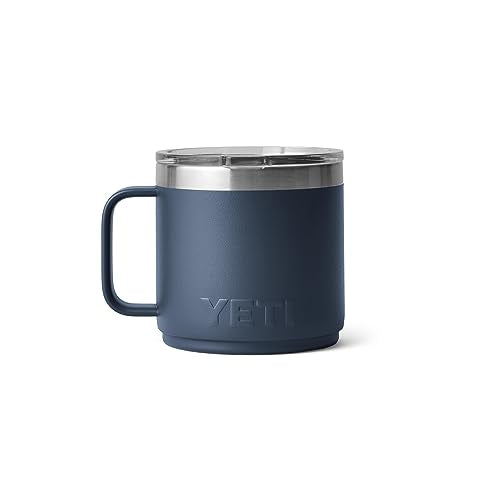 YETI Rambler 14 oz Navy Stackable Vacuum Insulated Mug with MagSlider Lid