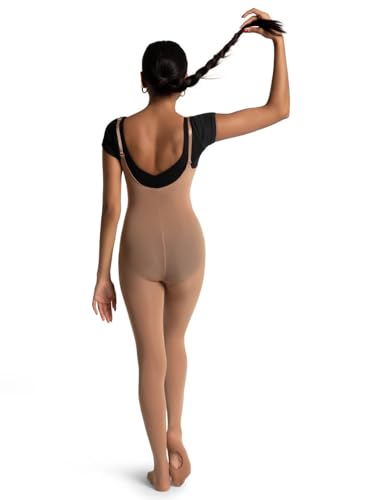 Women’s Convertible Dance Tights - Small-Medium Light Suntan