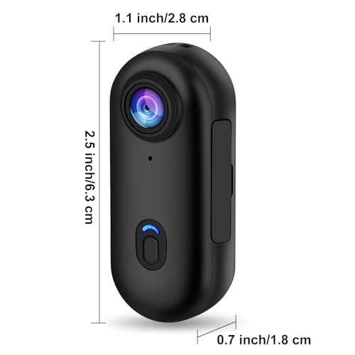 Sixmou i3 4K Tiny Action Camera - Waterproof, Magnetic Mount, Handheld