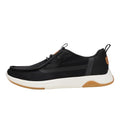 HEYDUDE Men’s Wally Drift Mesh Slip-On Loafers - Black & White, Size 11