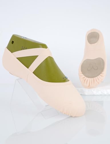 Daydance Cloud Soft 4-Way Stretch Girls Ballet Shoes - Light Pink, Big Kid, Split Sole Ballet Slippers