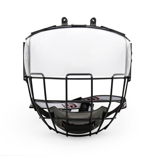 GY Hockey Helmet Cage & Face Shield Protector PC530 Clear - High Impact, Anti-Fog