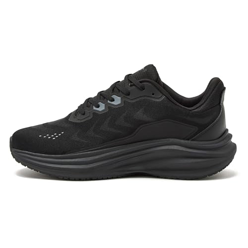 Men's Non-Slip Mesh Work Shoes - Water Resistant Food Service Sneakers, Wide Size 7-16, Black & Wide 11