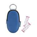 Beautyflier Bandage Storage Case - Portable PU Nylon First Aid Kit, Holds 10 Flexible Fabric Bandages, Blue