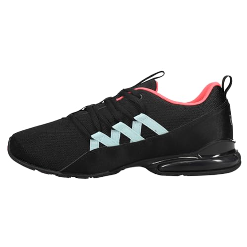 PUMA Riaze Prowl Palm Mesh Women's Shoes - Black, Ignite Pink, Aquamarine, Size 8.5