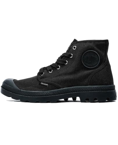 Palladium Men's Pampa Hi Vegan Canvas Lace-Up Boots - Black / 10.5