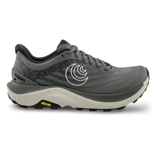 Topo Athletic Men's Ultraventure 4 Trail Running Shoes 10.5 Grey/Grey - Cushioned & Durable