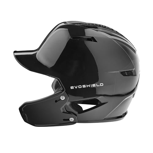 EvoShield XVT 2.0 Batting Helmet with Face Shield - Gloss Black, S/M