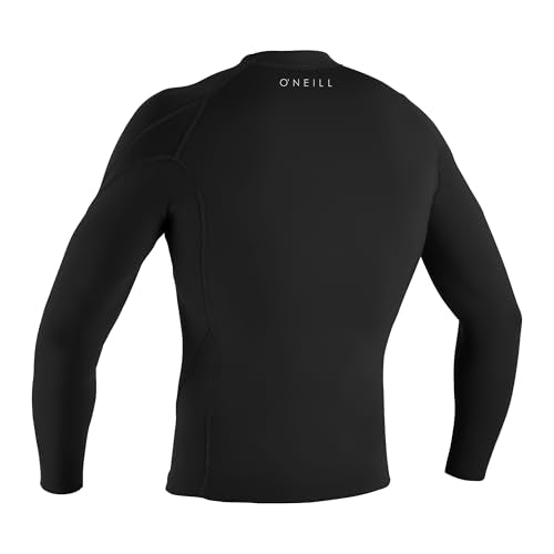 O'NEILL Men's Reactor-2 1.5mm Long Sleeve Wetsuit Top - Black / Medium