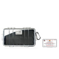 Pelican 1060 Micro Waterproof Camera Case for iPhone, GoPro & Devices - Black/Clear, Standard Packaging