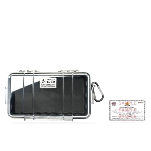 Pelican 1060 Micro Waterproof Camera Case for iPhone, GoPro & Devices - Black/Clear, Standard Packaging