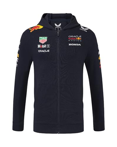 Castore Red Bull Racing F1 2025 Team Full Zip Hoodie Large