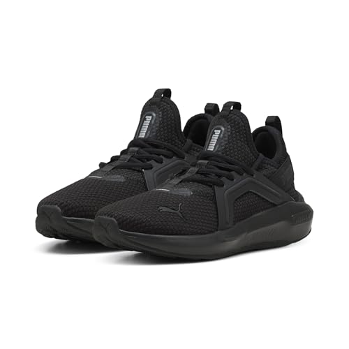 Puma Womens Softride Enzo 5 Cross Training Shoes Black-Silver Size 8