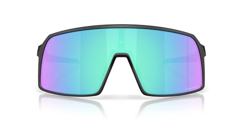 Men's Oakley Sutro Rectangular Sunglasses - Matte Black Prizm Sapphi 37mm