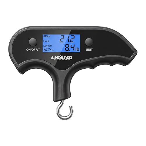 Digital Bow Scale 110lbs for Compound and Recurve Bows - Lightweight & Portable