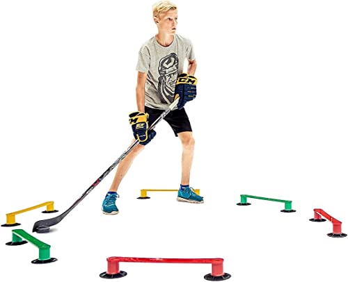 Hockey Stick Handling Aid for Puck Control & Reaction Training – Portable, Adjustable Practice Equipment